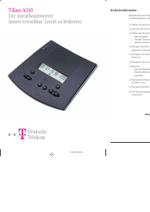 Bedienungsanleitung Telekom T-Easy A310 Anrufbeantworter