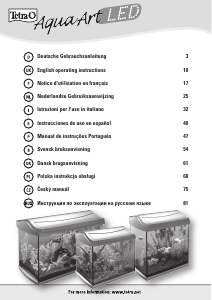 Руководство Tetra AquaArt LED 20 Аквариум