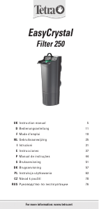 Handleiding Tetra EasyCrystal 250 Aquariumfilter