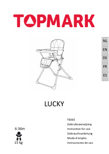 Handleiding Topmark Lucky Kinderstoel