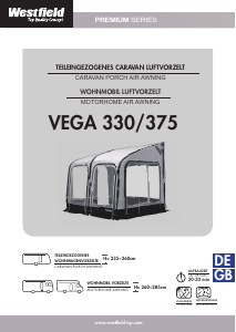 Handleiding Westfield Vega 375 Voortent
