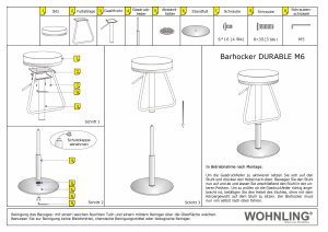 Hướng dẫn sử dụng Wohnling Durable M6 Ghế quầy bar