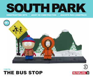 Manual McFarlane set 12876 South Park The bus stop