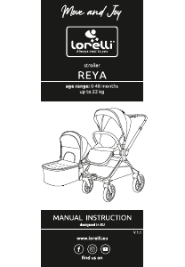 Руководство Lorelli Reya Детская коляска