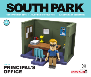 Manual McFarlane set 12877 South Park Principals office