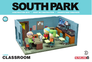 Manual McFarlane set 12899 South Park Classroom