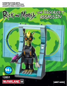 Manual McFarlane set 12851 Rick and Morty The discreet assassin