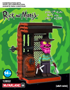 Handleiding McFarlane set 12852 Rick and Morty You can run but you cant hide