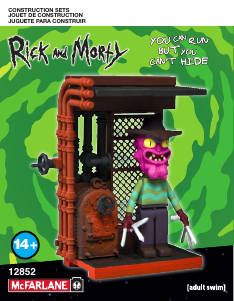Manual McFarlane set 12852 Rick and Morty You can run but you cant hide