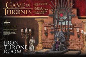 Handleiding McFarlane set 19391 Game of Thrones Iron throne room