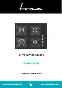 Manual Fram FBH-V4IWFSP-GBK Plită