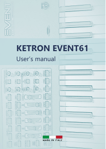 Handleiding Ketron Event61 Keyboard