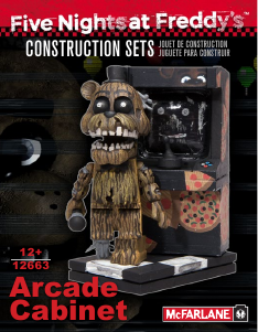 Manual McFarlane set 12663 Five Nights at Freddys Arcade cabinet