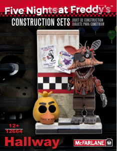 Handleiding McFarlane set 12664 Five Nights at Freddys Hallway