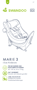 Bedienungsanleitung Swandoo Marie 3 Autokindersitz