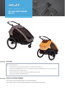 Bedienungsanleitung XLC BS-C10 Duo Kids Fahrradanhänger