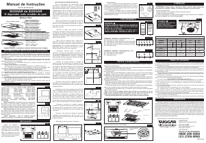 Manual Suggar DPS182TT Exaustor