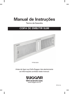 Manual Suggar TP7502IX Exaustor