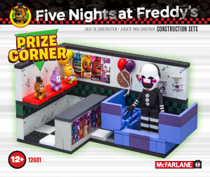 Handleiding McFarlane set 12691 Five Nights at Freddys Prize corner