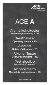 Handleiding ACE A Alcoholtester