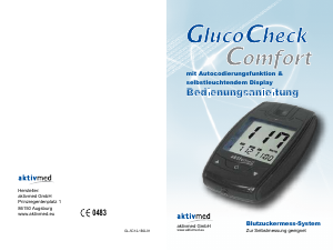 Bedienungsanleitung Aktivmed GlucoCheck Comfort Blutzuckermessgerät