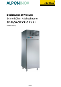 Handleiding Alpeninox SF 64/56-CW CRIO CHILL Blast chiller