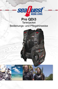 Bedienungsanleitung Aqua Lung Pro QDi3 Tarierweste