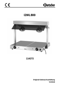 Bedienungsanleitung Bartscher I2WL800 Buffetwärmer