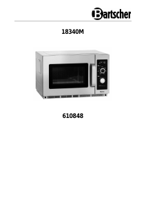 Handleiding Bartscher 18340M Magnetron