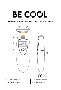 Handleiding Be Cool BCALKT2023 Alcoholtester