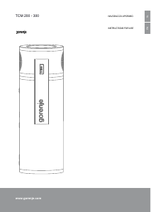 Handleiding Gorenje TCM306ZG Boiler