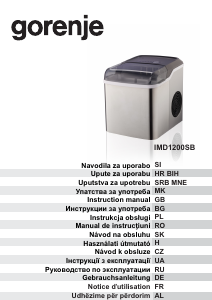 Handleiding Gorenje WM701W IJsblokjesmachine