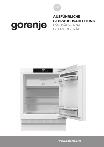 Bedienungsanleitung Gorenje RBIU609DA1 Kühlschrank