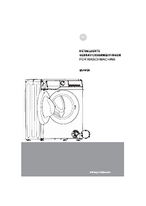 Bedienungsanleitung Gorenje W2NHEI74SAPS/DE Waschmaschine