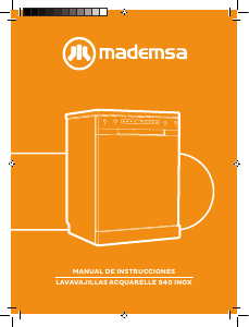Manual de uso Mademsa Acquarelle 940 Inox Lavavajillas
