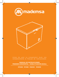 Manual de uso Mademsa M100D Congelador