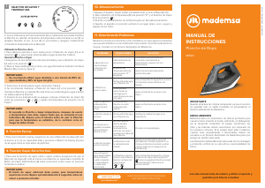 Manual de uso Mademsa MIR20 Plancha