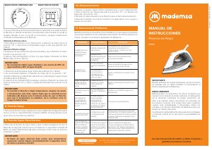 Manual de uso Mademsa MIR10 Plancha
