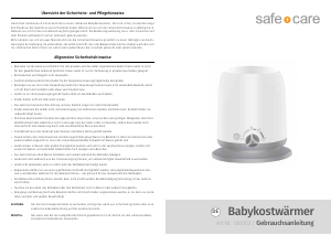 Manual de uso Safe & Care 330003 Calienta biberones