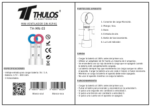 Handleiding Thulos TH-MFN-03 Ventilator