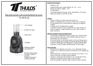 Handleiding Thulos TH-MFN-02 Ventilator