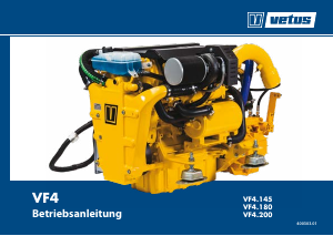 Bedienungsanleitung Vetus VF4.145 Bootsmotor