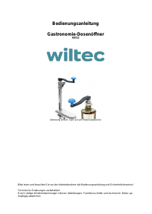 Bedienungsanleitung Wiltec 60312 Dosenöffner