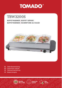 Mode d’emploi Tomado TBW3200S Buffet chauffant