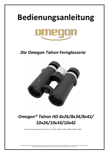 Bedienungsanleitung Omegon Talron HD 10x34 Fernglas