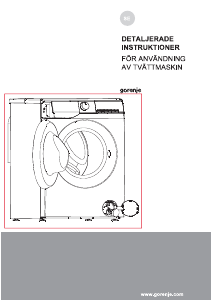 Bruksanvisning Gorenje WES84AS Tvättmaskin