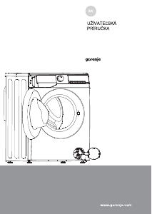 Návod Gorenje WESI62AS Práčka