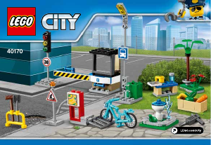 Manuale Lego set 40170 City Set accessori - Costruisco la mia città