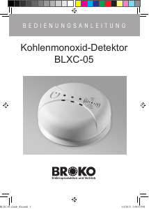 Bedienungsanleitung Broko BLXC-05 Kohlenmonoxiddetektor