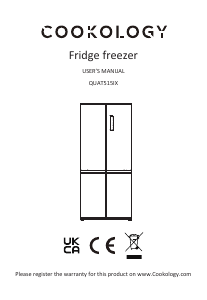Manual Cookology QUAT515IX Fridge-Freezer